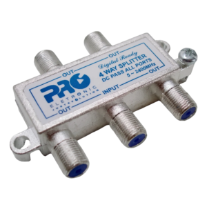 Divisor de Alta Frequência 1x4 Proeletronic 2400MHz 130dB - PQDV-2024B