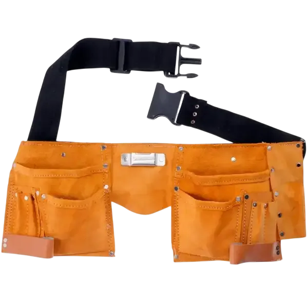 Cinto para Ferramentas Ajustável com 11 Bolsos Rebitado Poliéster 600D XT9FT