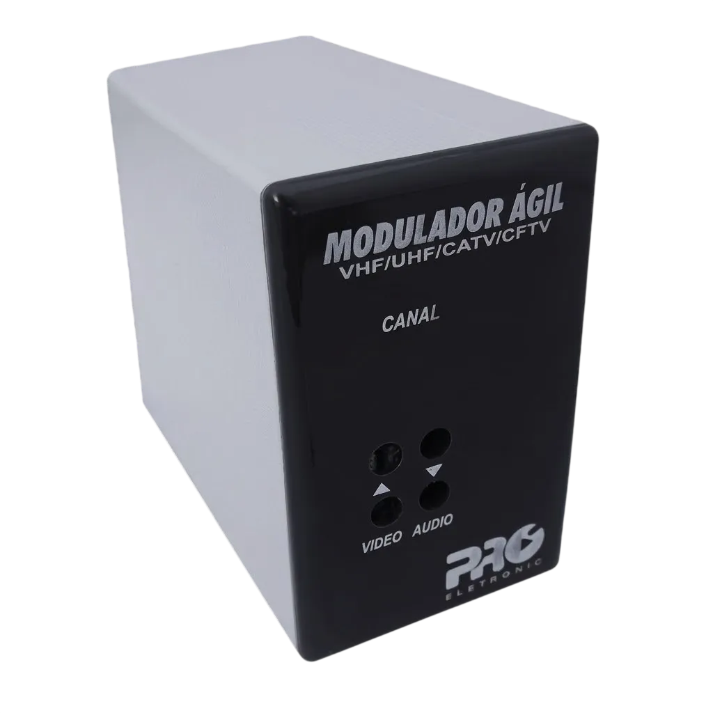 Modulador Ágil Proeletronic PQMO-2600G2 VHF UHF CATV CFTV Bivolt 75 Ohms