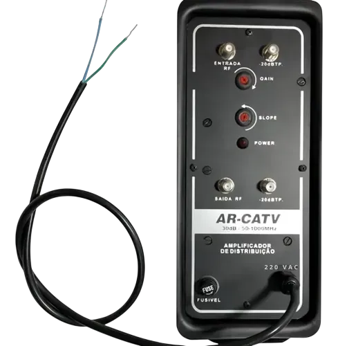 Amplificador de Potência Indoor ITCCOM 1000MHz 30dB HDGA-30