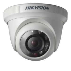 Hikvision DS-2CE56C0T-IRMF Câmera Dome Metálica Híbrida 4 em 1 HD 720p Lente 2.8mm IR 20m