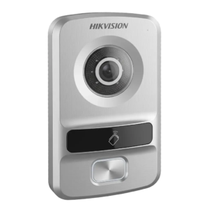 Vídeo Porteiro IP Hikvision DS-KV8102-IP Unidade Externa 1 Botão Alumínio IP65 PoE 1 Unidade