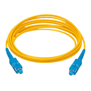 Cordão Óptico Monomodo SC/UPC para SC/UPC 3 Metros Intelbras XFC 1 Simplex 9/125 µm 2,0 mm