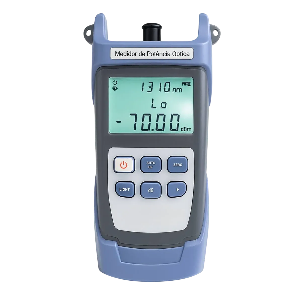 Medidor de Potência Óptica Power Meter Profissional COPMN003 para Fibra Óptica -70 a +10 dBm com Conectores SC/FC/ST
