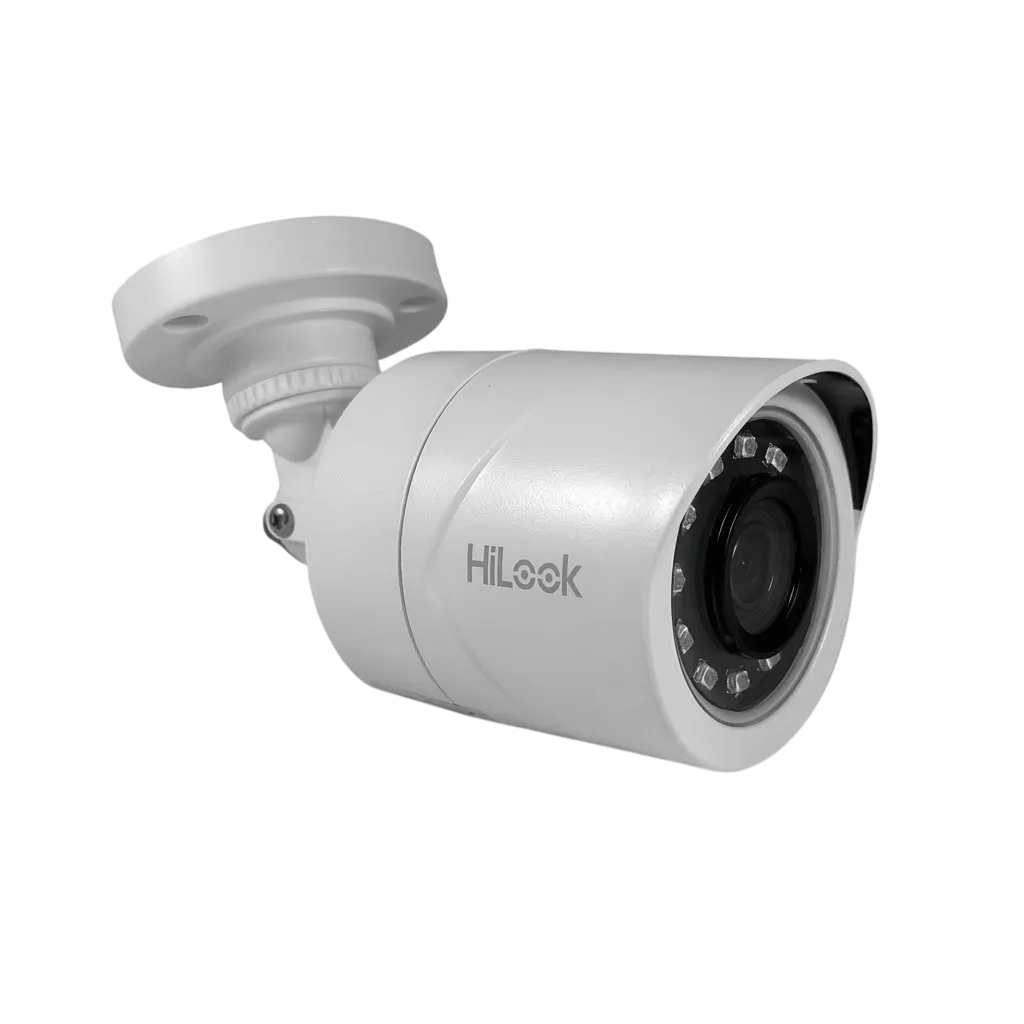 HiLook THC-B110C-P Câmera de Segurança Analógica Bullet 1MP 720p Lente 2.8mm Infravermelho 20m Plástica 4 em 1