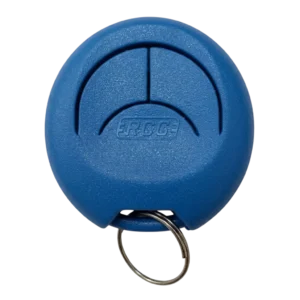 Controle Remoto para Portão Eletrônico RCG Trigger 433,92MHz Code Learning 3 Botões Azul