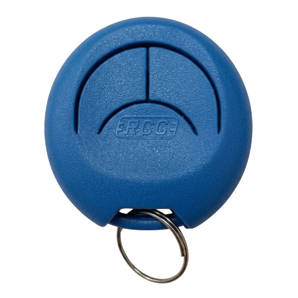 Controle Remoto para Portão Eletrônico RCG Trigger 433,92MHz Code Learning 3 Botões Azul