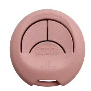 Controle Remoto para Portão Eletrônico RCG Trigger 433,92MHz Code Learning 3 Botões Rosa