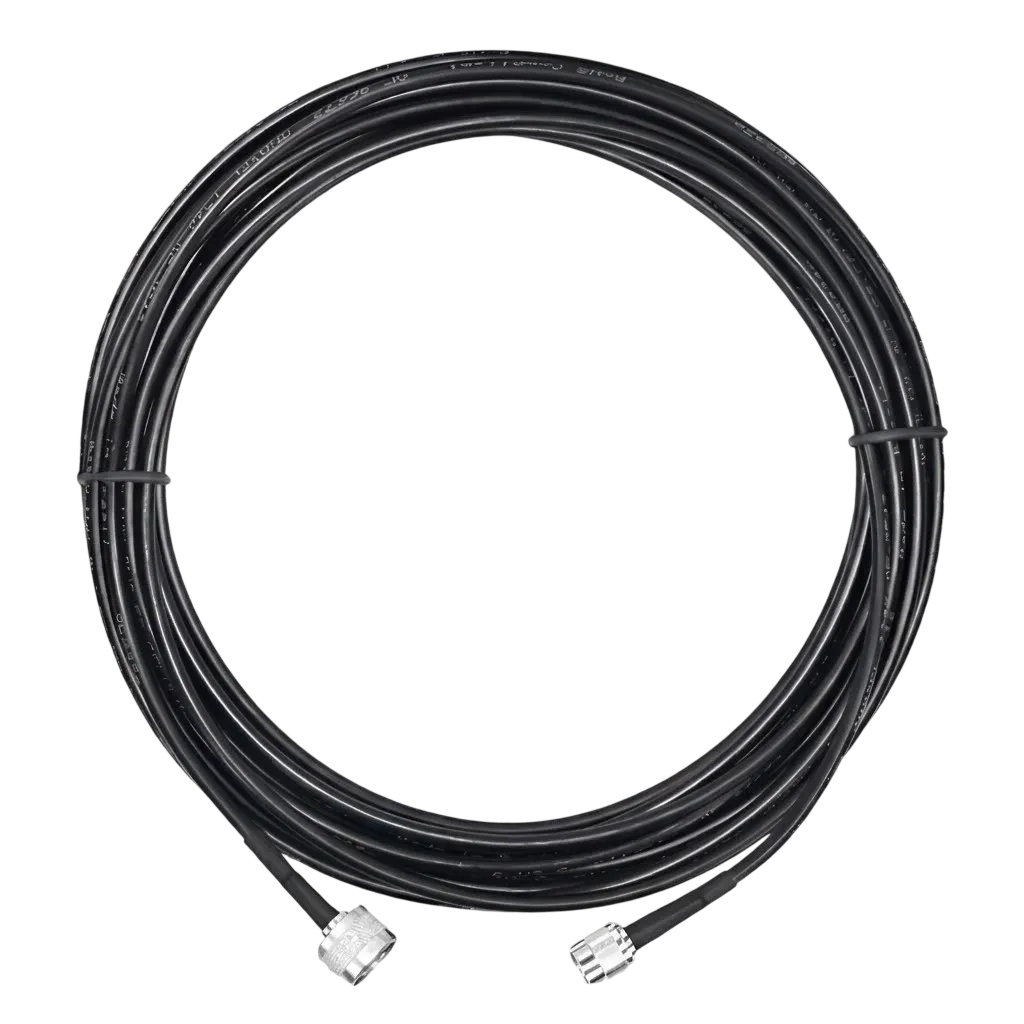 Proeletronic Cabo de Descida Coaxial Celular Pro RG58 50 Ohms Conectores N Macho para TNC Macho 15 Metros - CAC00291