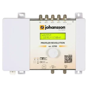 Central Programável de Clústeres RF Johansson 6700 Profiler Revolution 4x U/V + FM 118dBuV