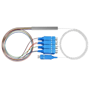 Splitter Óptico Balanceado PLC Nazda 1x4 Conectorizado SC/UPC Monomodo SM