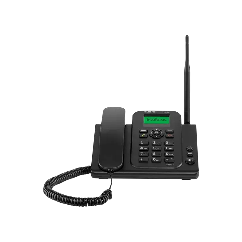 Telefone Celular Fixo 4G Intelbras Wi-Fi ABNT com Roteador Integrado e Conexão RJ11
