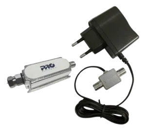 Amplificador de Linha Residencial UHF Proeletronic PQAL-2600 com Filtro LTE 26 dB Bivolt