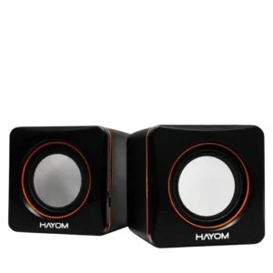 Caixa de Som Multimídia 2.0 USB P2 KM2501 6W RMS Hayom RGB