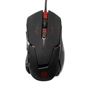 Mouse Gamer Hayom MU2910 Óptico LED RGB USB Coletor de Dados 2400 DPI