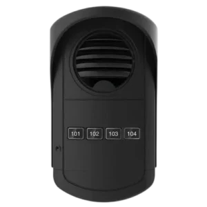 Porteiro Eletrônico Coletivo AGL S-300 4 Pontos Preto - 1107012