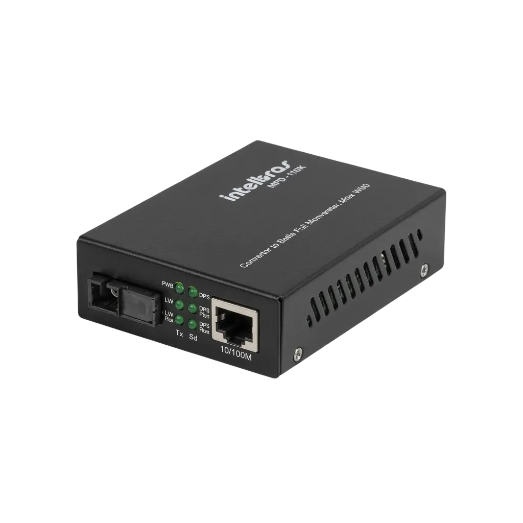Conversor de Mídia Fast Ethernet Monomodo WDM 20km Lado A COCFT0001A Conector SC Simplex 10/100 Mbps
