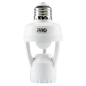 Sensor de Presença de Teto Sobrepor Proeletronic PQSST-0360 Infravermelho 360° Bivolt Automático com Fotocélula