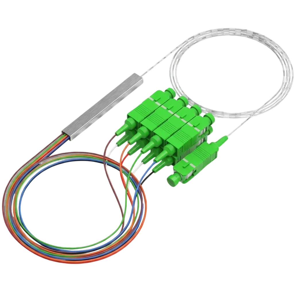 Splitter Óptico PLC Conectorizado 1x8 SC/APC Shoreline G.657.A2 - PA06