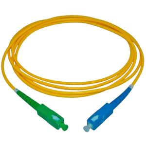 Cordão Óptico Simplex Monomodo Shoreline SC/APC para SC/UPC Híbrido SM 9/125 2 Metros - PA18