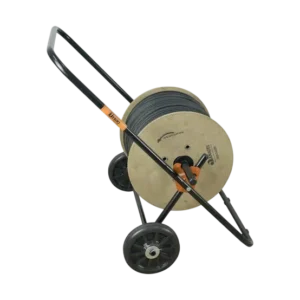 Carro Desenrolador para Cabo Drop Flat Estrutura Tubular LC