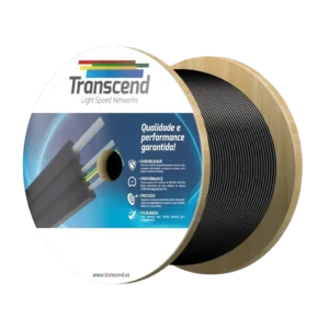 Cabo Óptico Compacto Flat Drop Transcend 1FO Monomodo Low Friction LSZH - Venda Fracionada (Por Metro)