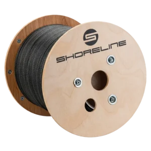 Cabo Óptico Compacto Flat Drop Shoreline 1FO Monomodo Low Friction LSZH - Bobina 1km