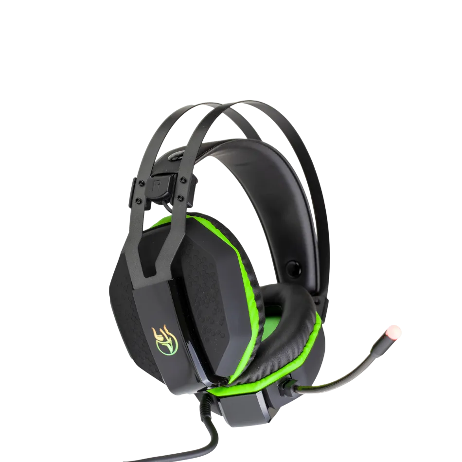 Headset Gamer Kross Elegance KE-HS200 com Microfone Ajustável Driver 40mm Conexão P2/P3 Preto
