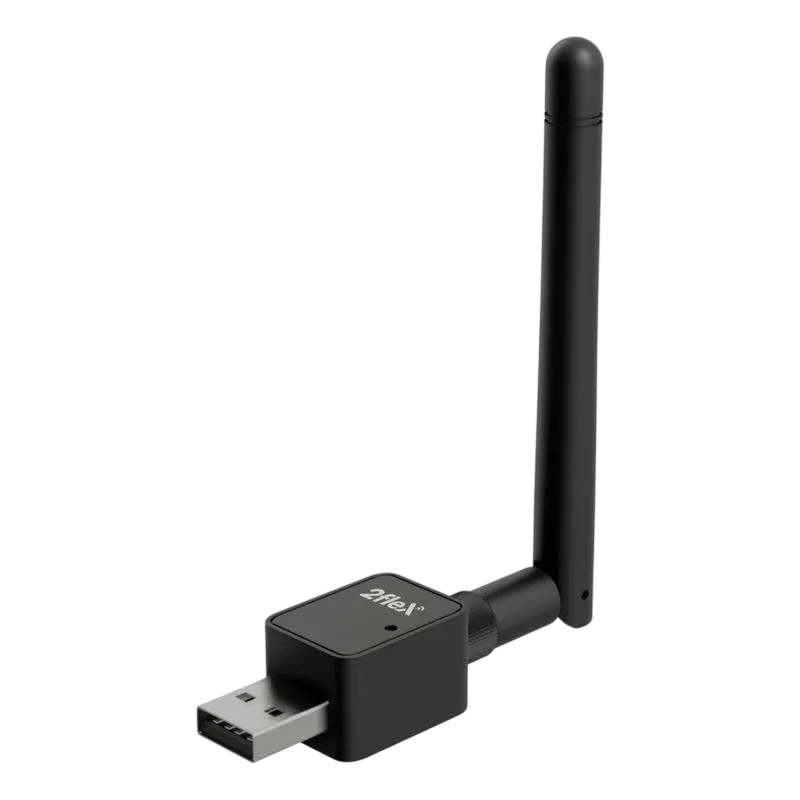 Adaptador Wireless USB 150N 2Flex 2F-W150-N 150Mbps 2.4GHz Mini Plug and Play para Desktop e Notebook