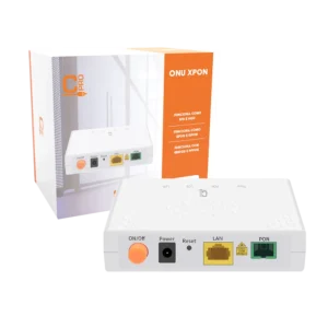 ONU XPON C Pro X-1000 Gigabit 10/100/1000 Mbps Modo Bridge e Router Auto Detecção ISP Branco