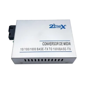 Conversor de Mídia Gigabit WDM Monomodo 2Flex 2F-F1000-LB-10 Lado B 10km SC RJ45