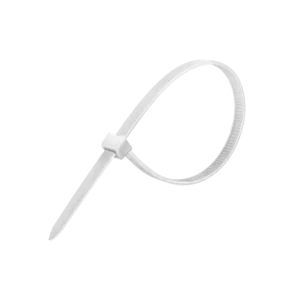 Abraçadeira de Nylon 4,8mm x 200mm Branca - Pacote com 100 unidades