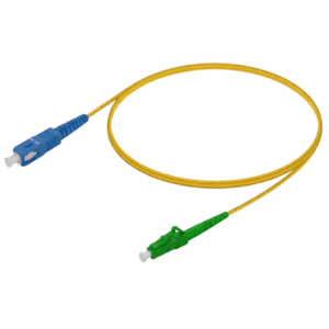 Cordão Óptico Monomodo LC/APC para LC/UPC 2 Metros 2Flex 2F-FPC-LALU-2M Simplex 9/125 µm LSZH