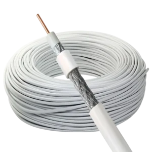 Rolo de Cabo Coaxial RGC 59 67% de Malha - 100 Metros