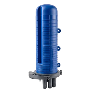 Caixa de Emenda Óptica Shoreline Azul 24 a 96 FO 1 Bandeja Sem Válvula - PA145-MG