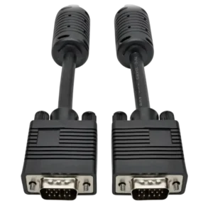 Cabo VGA DB15 Macho x Macho com Filtro Ferrite Duplo Pix 018-9572 - 2.0 Metros Preto