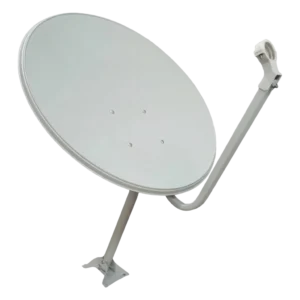 Sinuta Antena Parabólica Offset 90cm Banda Ku em Aço Galvanizado de Alto Ganho Sem Logomarca