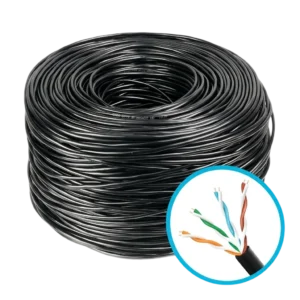 Cabo de Rede LAN Expert Turbo Link Cat5e UTP 4 Pares 100% Cobre Branco Caixa 100m