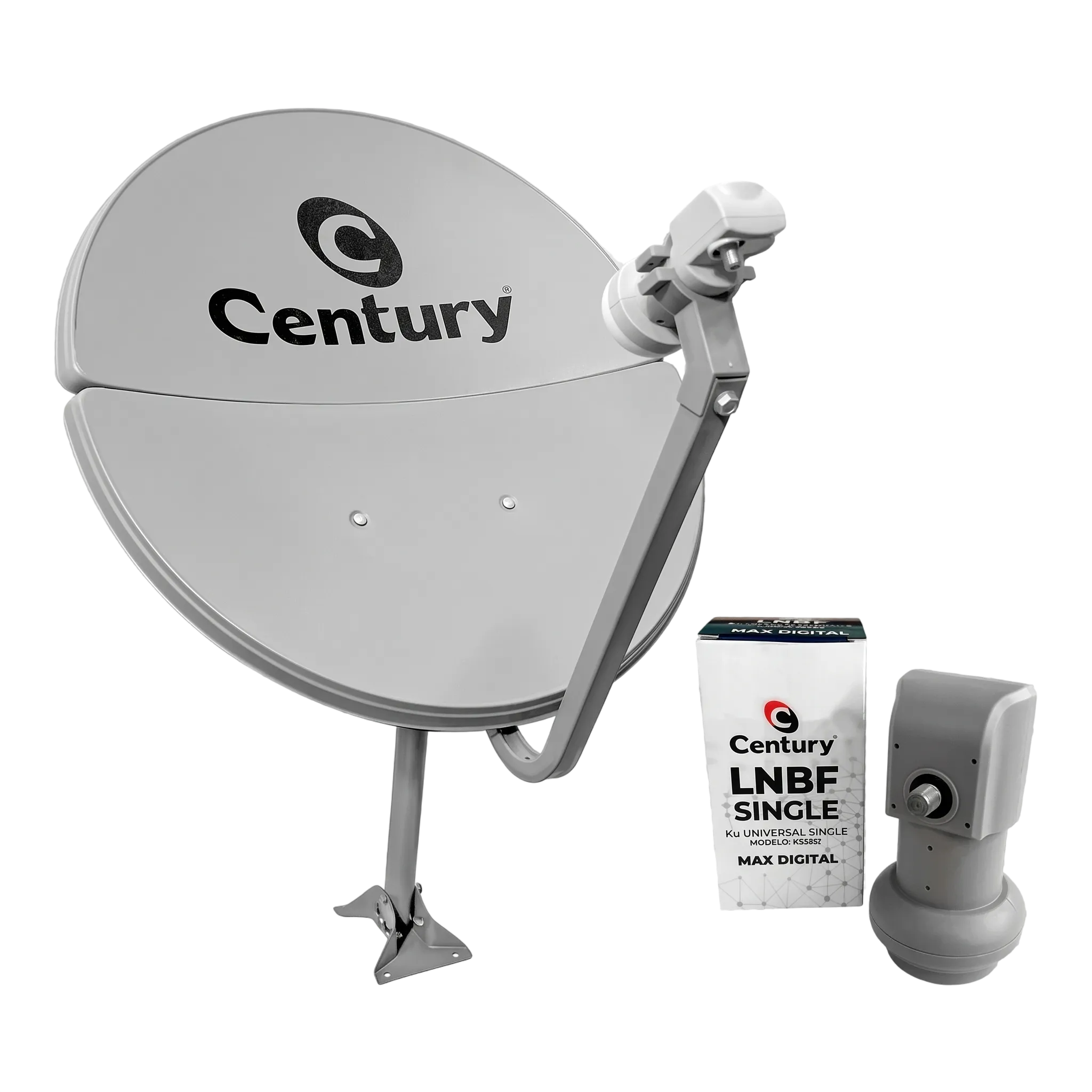 Antena Parabólica Offset Banda Ku Century 60cm - Com Logotipo