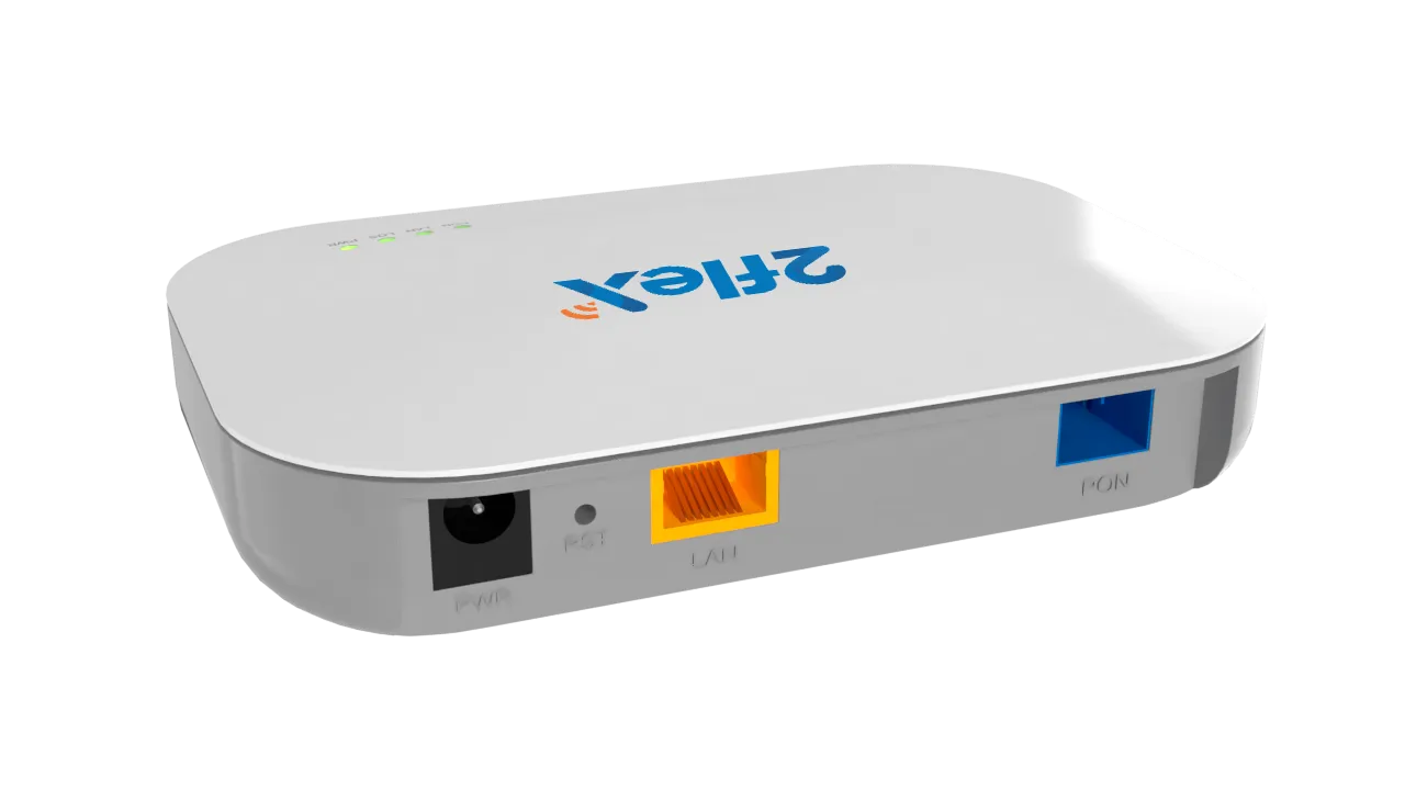 2Flex 2F-FG1GB ONU GPON Bridge 1G SC/UPC Gigabit Ethernet Lan 10/100/1000 Mbps