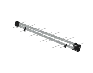 Profissional Antena Digital Externa UHF Log Periodica 20 Elementos Alto Ganho HDTV 17dBi