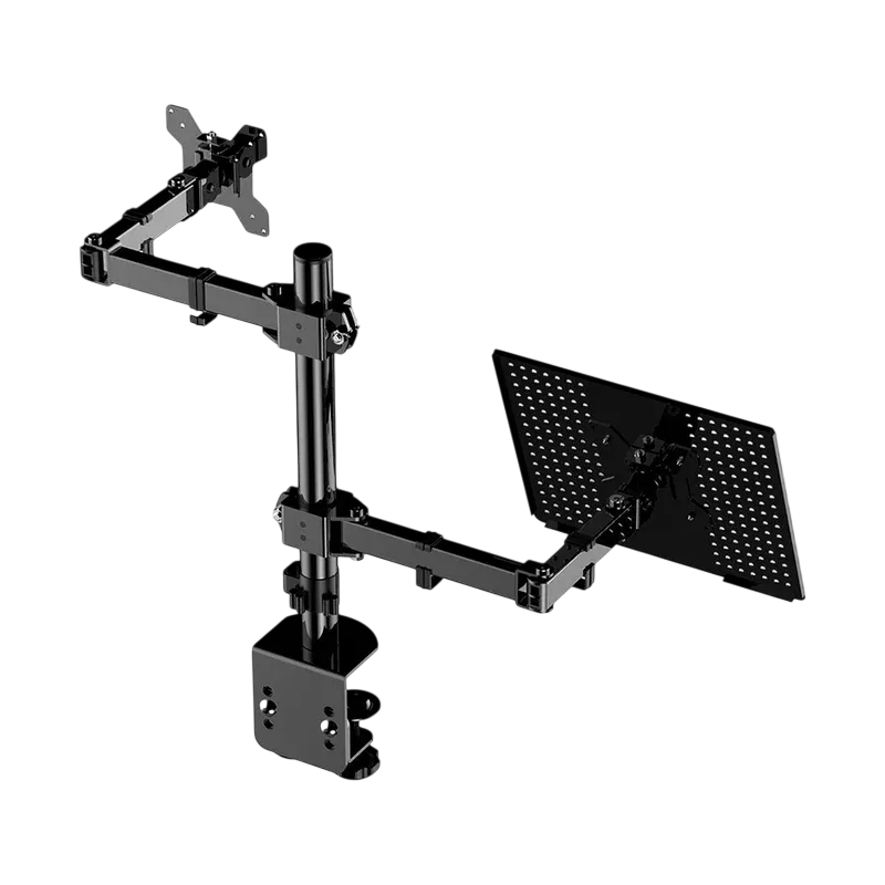 Aquario SIM-5000 Suporte Articulado Duplo com Pistao a Gas para Dois Monitores de 14 a 32 Polegadas VESA