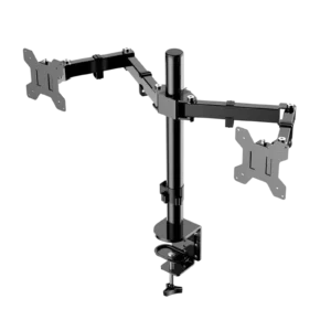 Aquario SIM-3500 Suporte Articulado de Mesa para Dois Monitores de 14 a 32 Polegadas Padrao VESA 75x75 e 100x100