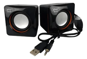 Knup KP-600 Caixa de Som Multimidia 2.0 6W RMS Alimentacao USB Conexao P2 de 3.5mm