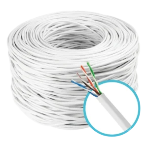 Cabo de Alarme UTP 4 Pares CCA 0,51mm Branco Multilaser SE321 Caixa de 300 Metros