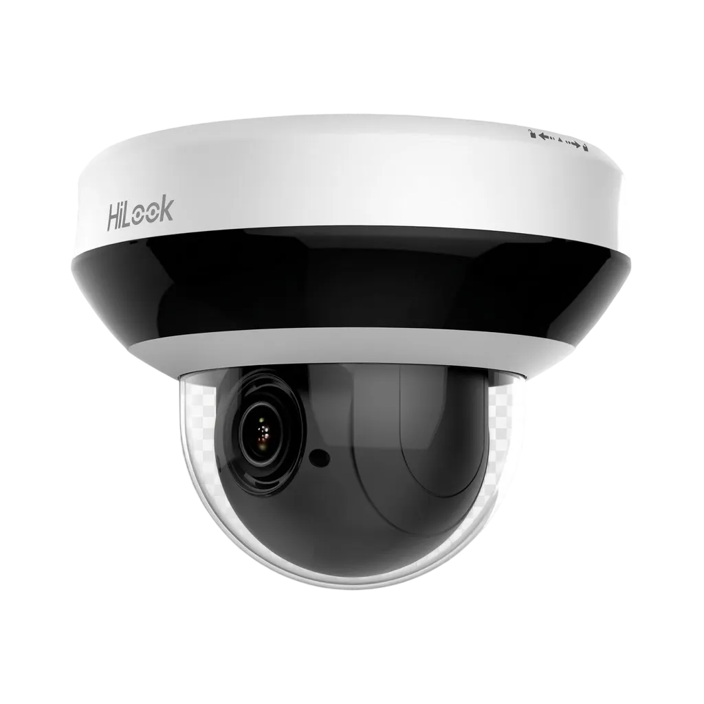 Câmera de Segurança IP Speed Dome HiLook PTZ-N2204I-DE3 Full HD 2MP Zoom Óptico 4x IR 20m PoE (HL2022)