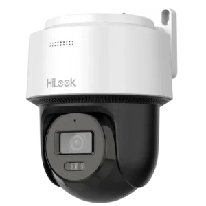 Câmera de Segurança IP Speed Dome HiLook PTZ-N2C400M-DE Super HD 4MP Pan-Tilt H.265+ Visão Noturna IR e PoE (HL2024)