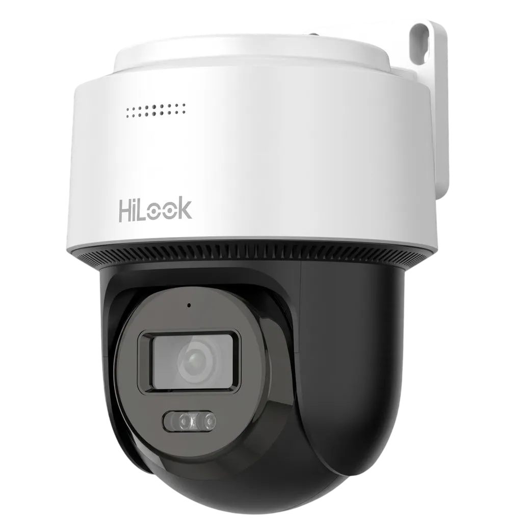 Câmera de Segurança IP Speed Dome HiLook PTZ-N2C400M-DE Super HD 4MP Pan-Tilt H.265+ Visão Noturna IR e PoE (HL2024)