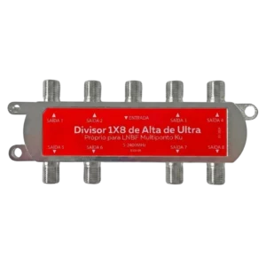 Divisor de Alta Frequência 1x8 Bedinsat (950-2400 MHz) - BS01-08