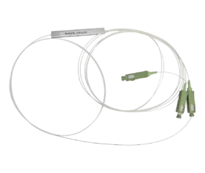 Splitter Óptico Balanceado 1x2 PLC Conectores SC/APC Monomodo G.657.A1 para Redes FTTH GPON - Profissional